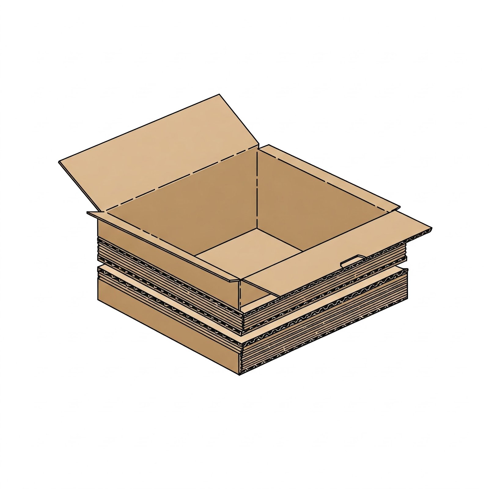 Corrugated Box 3-Ply